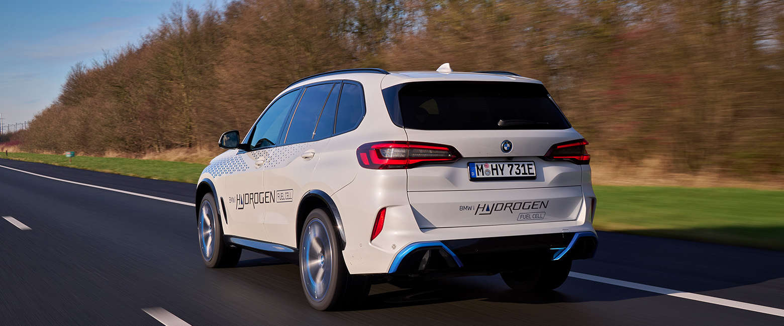 The BMW iX5 Hydrogen in road trials